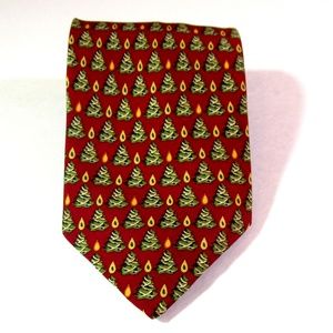 Christmas Tie Christian Tyler 100% Silk England